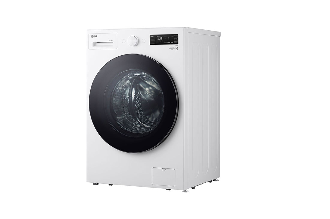 LG Lavasecadora LG Carga Frontal AI DD™ (Inteligencia Artificial) - Capacidad 20kg / 10kg - Color Blanco  , Side view, WD20EWNT6PC, thumbnail 12