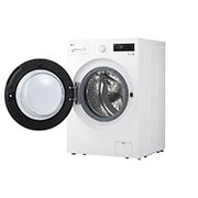 LG Lavasecadora LG Carga Frontal AI DD™ (Inteligencia Artificial) - Capacidad 20kg / 10kg - Color Blanco  , Left side door open view, WD20EWNT6PC, thumbnail 11