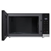 LG Microondas NeoChef™ Slim, front view door open without food, MSER1590S, thumbnail 2