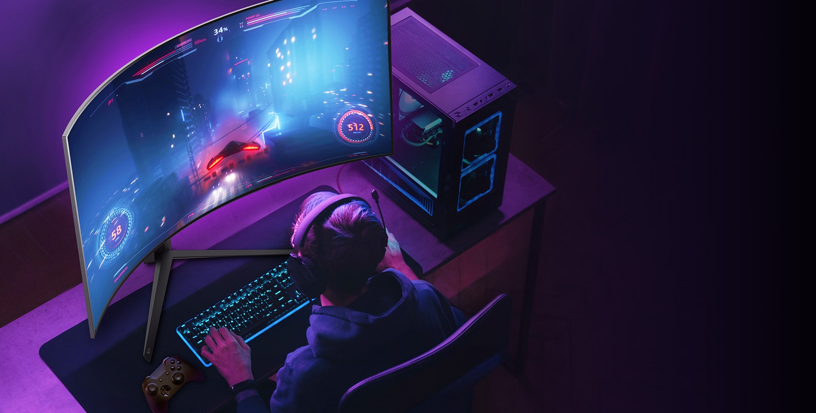 Amplia la experiencia de Juego con la pantalla OLED