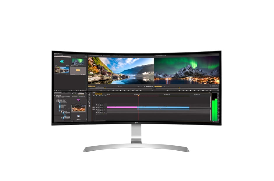 LG Monitor Curvo UltraWide® de 34 pulgadas, Pantalla IPS 21:9 con resolución 3440 x 1440, 34UC99