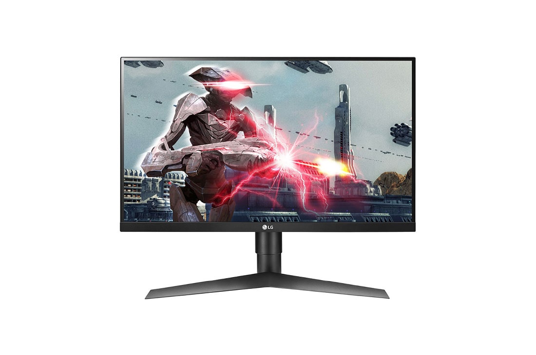 LG UltraGear Gaming Monitor, 27'', NVIDIA G-Sync® Compatible, 144Hz, 1ms MBR, 27GL650F-B