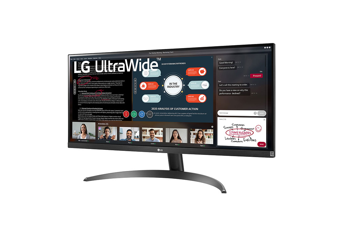 LG 29'' UltraWide™ Full HD IPS Monitor con AMD FreeSync™, 29WP500-B, 29WP500-B, thumbnail 2