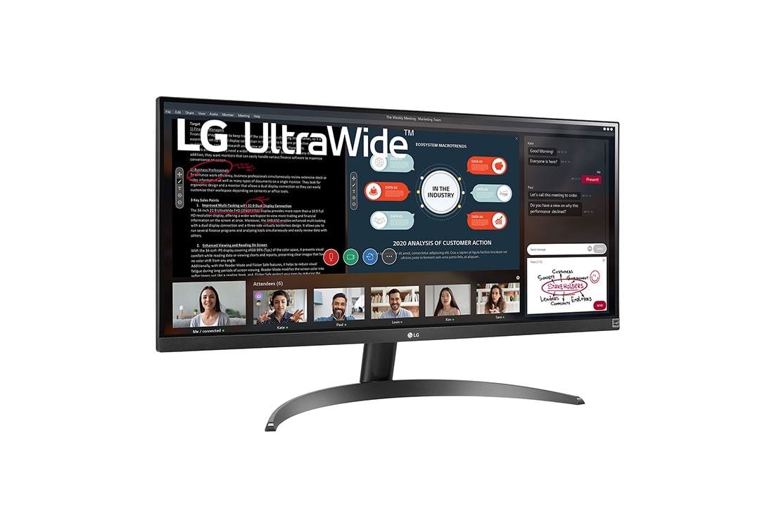 LG 29'' UltraWide™ Full HD IPS Monitor con AMD FreeSync™, 29WP500-B, 29WP500-B, thumbnail 3