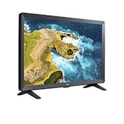 LG Pantalla LED TV 23.6'' Smart HD, Vista lateral de +30 grados, 24TQ520S-PS, thumbnail 4