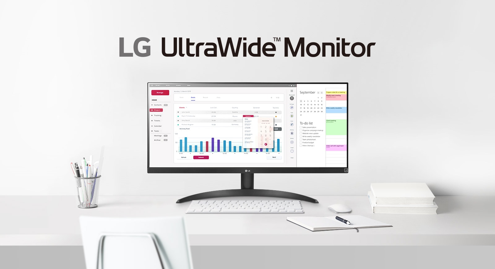 Monitor LG UltraWide™.