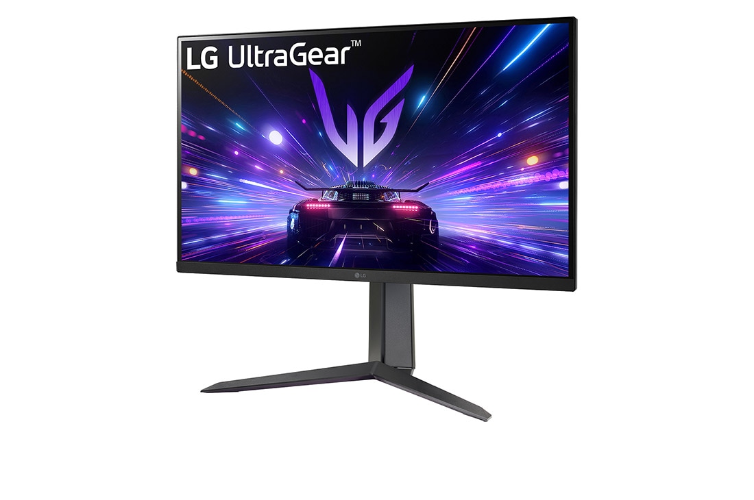 LG Monitor Gamer UltraGear™ 27'' FHD -IPS | 180Hz 1ms (GtG) - Pivoteable, πλαϊνή όψη σε γωνία -15 μοιρών, 27GS65F-B, thumbnail 2
