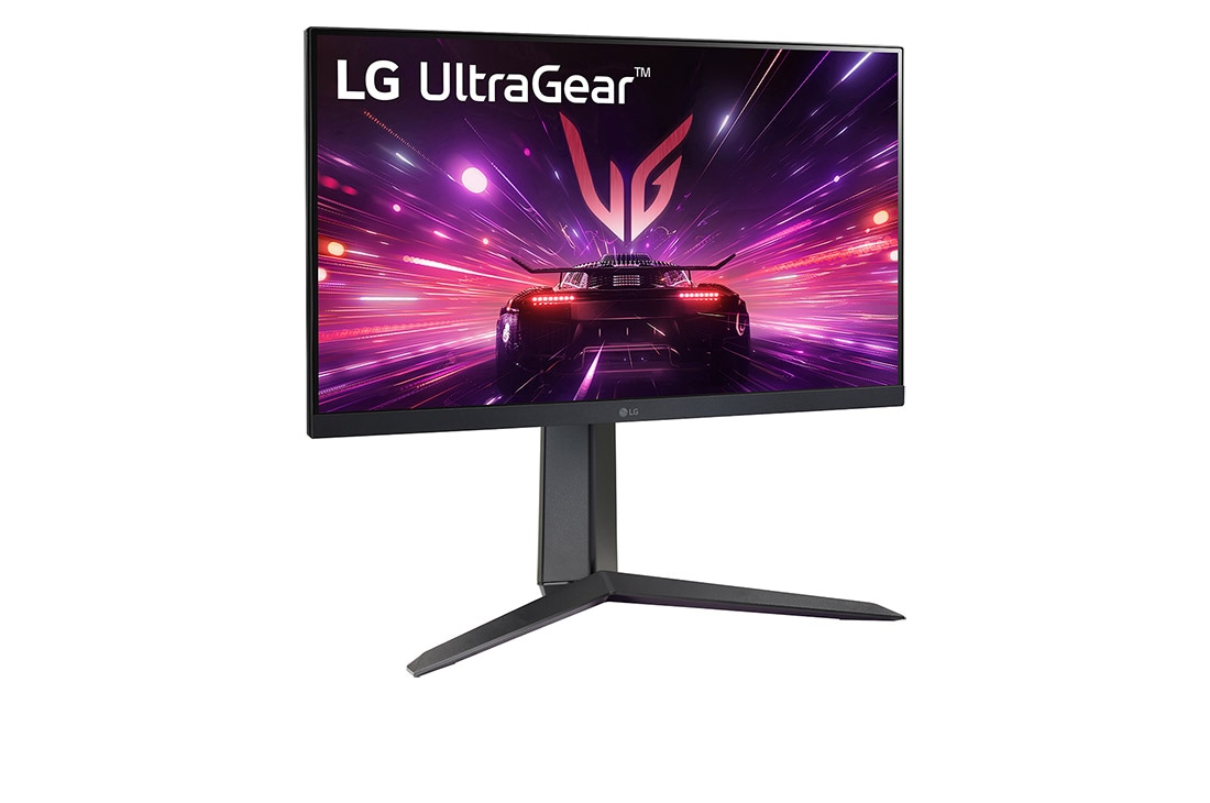 LG Monitor Gamer UltraGear™ 24'' FHD -IPS | 180Hz 1ms (GtG) - Pivoteable, πλαϊνή όψη σε γωνία +15 μοιρών, 24GS65F-B, thumbnail 3