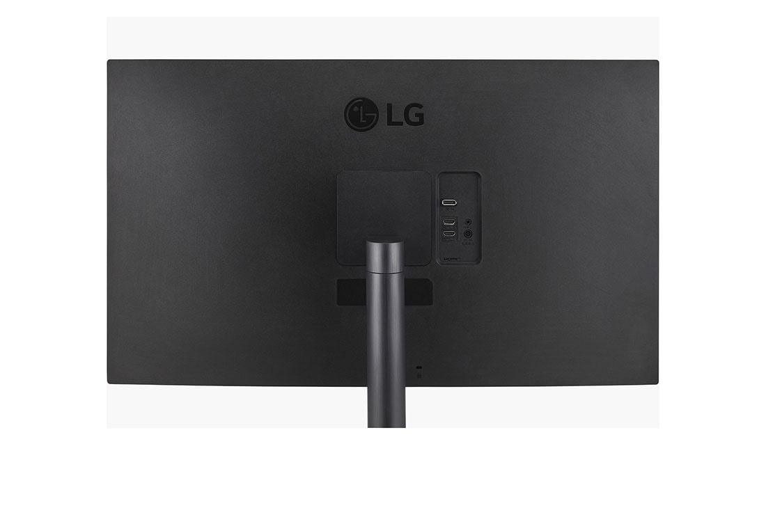 LG Monitor UHD 4K HDR de 31.5'', close-up view of ports, 32UR500-B, thumbnail 7