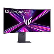 LG Monitor para juegos UltraGear™ OLED 5K2K WUHD de 45” con modo dual de 165 Hz o WFHD de 330 Hz y 0,03 ms, compatible con G-sync y DisplayPort 2.1, left perspective view, 45GX950A-B, thumbnail 3
