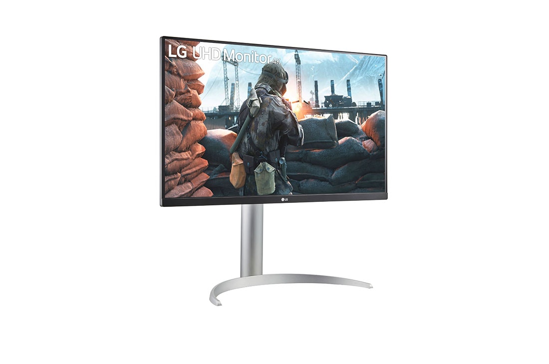 LG Monitor UHD 4K IPS DE 27'' con VESA DisplayHDR™ 400, +15 degree side view, 27UP650K-W, thumbnail 3