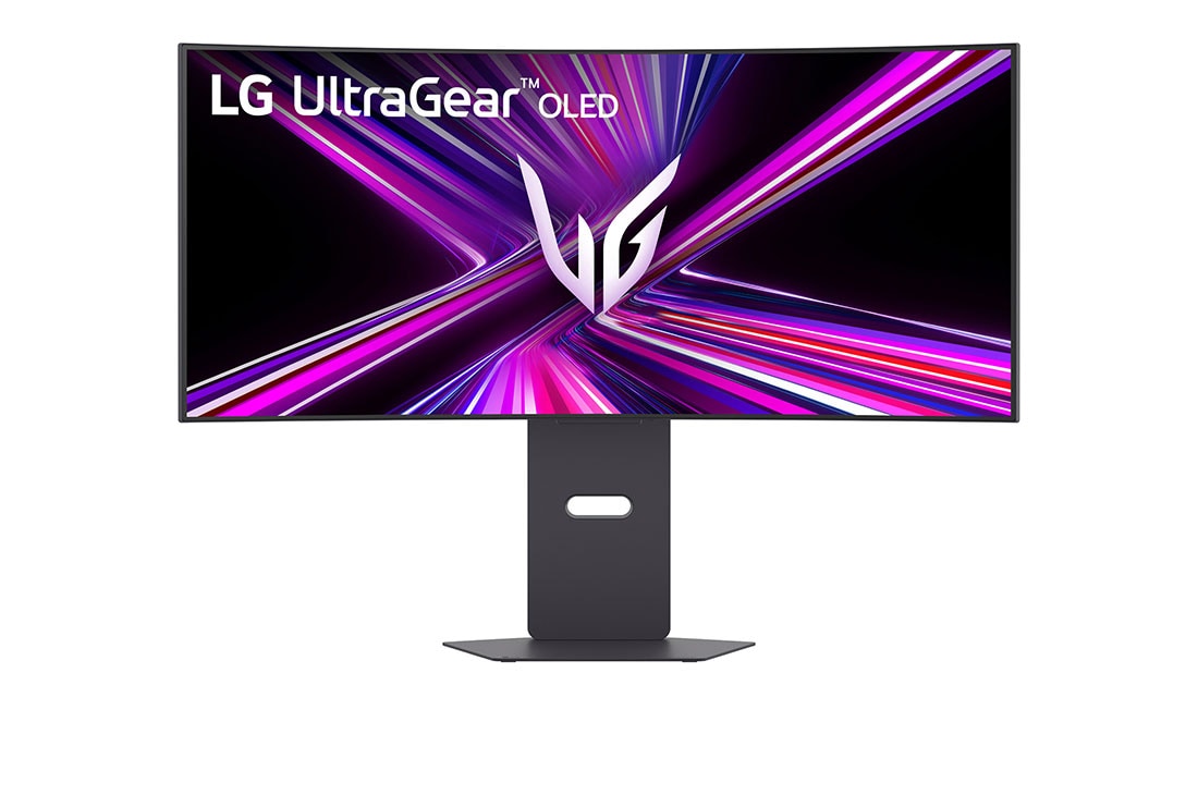 LG Monitor LG UltraGear OLED Curvo WQHD de 34'' 240Hz y 0.03ms, Vista frontal, 34GX900A-B