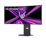LG Monitor LG UltraGear OLED Curvo WQHD de 34'' 240Hz y 0.03ms, Vista lateral a -15 grados, 34GX900A-B, thumbnail 2