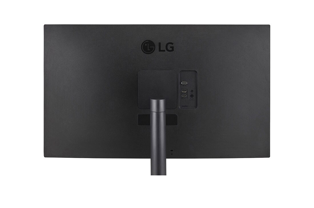 LG Monitor UHD 4K HDR de 31.5'', close-up view of ports, 32UR500K-B, thumbnail 7