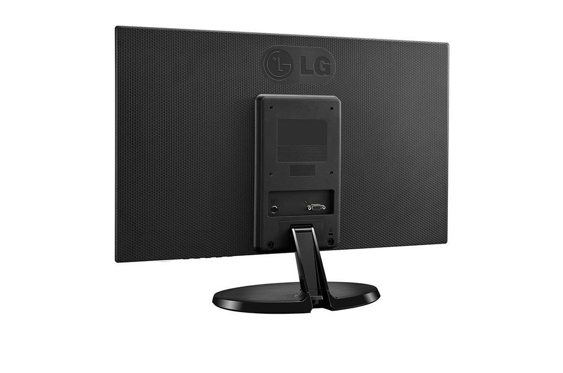 LG Monitor FHD LED de 19'', Back side of Port view, 19M38L-B, thumbnail 7