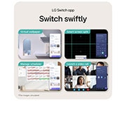 LG Monitor LG 24'' Curvo FHD de 100 Hz con USB-C Mejor Productividad, USP card, 24U421A-B, thumbnail 14