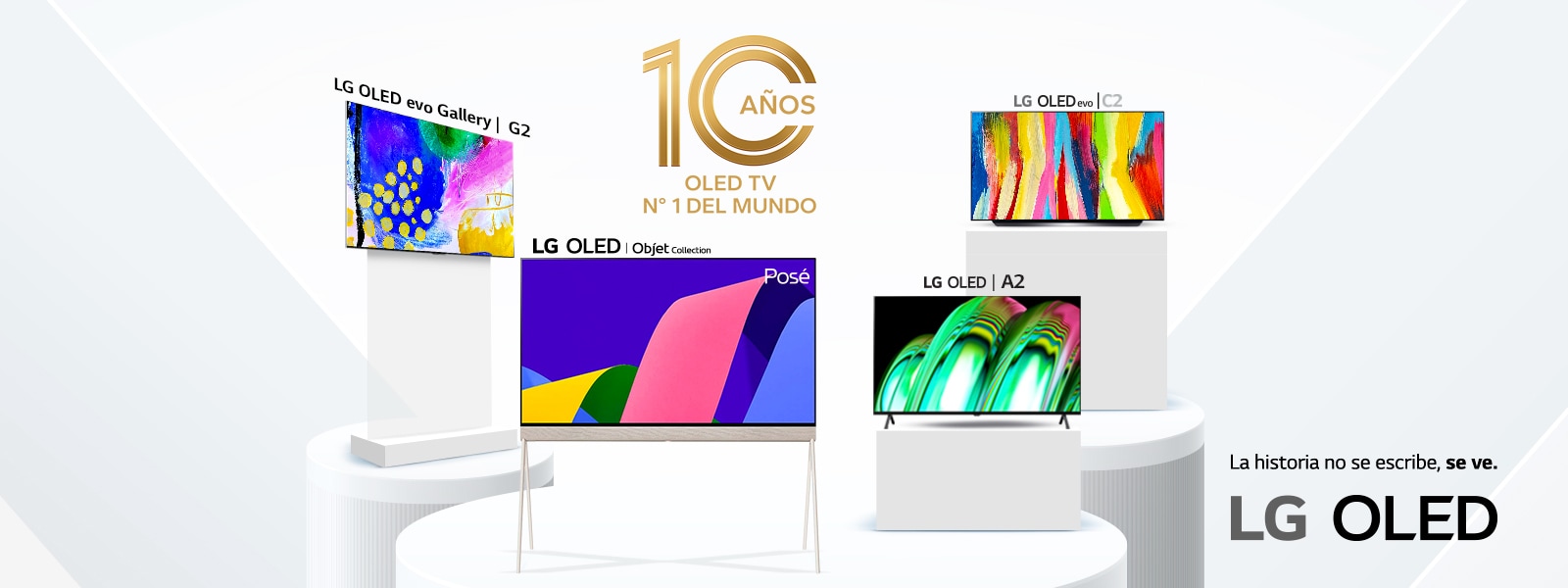 LG OLED TV, La historia no se escribe, se ve. Celebrando 10 años de la mejor tecnología