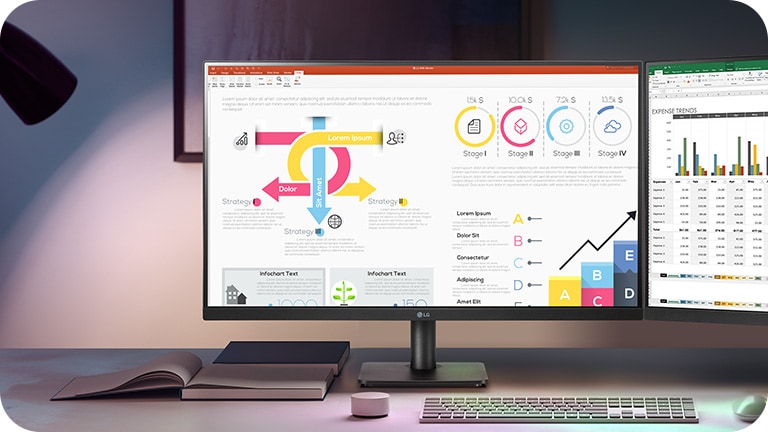 El monitor FHD y QHD de LG es el monitor más básico y popularal ser compatible en casi cualquier situación.