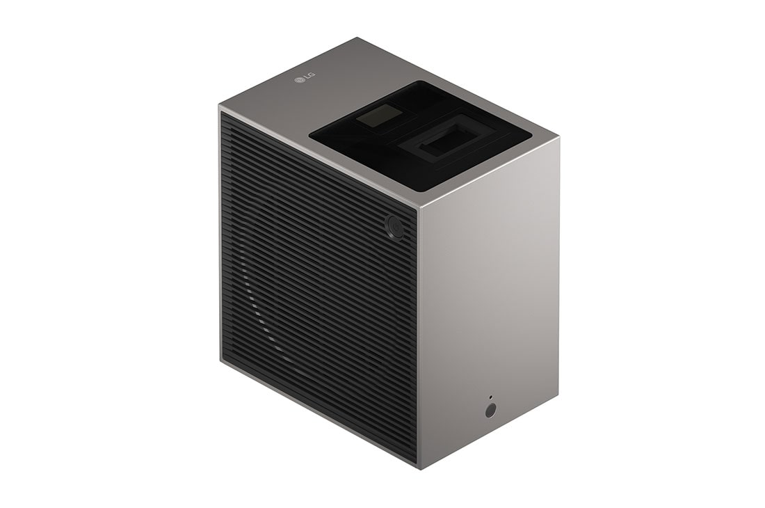 LG CineBeam S | Mini UST (Tiro Ultra corto) Proyector 4K con Dolby Atmos,  20 angle -45 degree rear view, PU615U, thumbnail 6