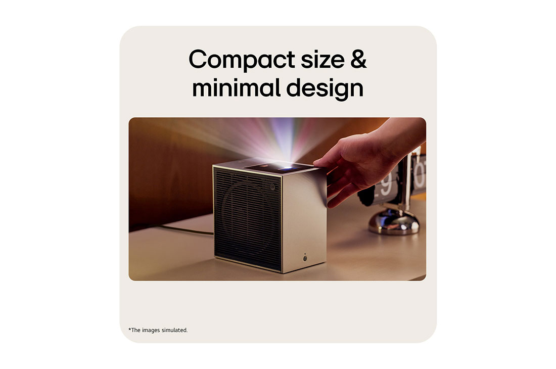 LG CineBeam S | Mini UST (Tiro Ultra corto) Proyector 4K con Dolby Atmos, image, PU615U, thumbnail 15