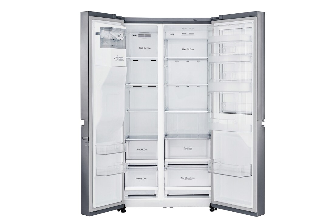 Refrigeradora Inverter DoorinDoor™ Cromada LG GS65SDP1 con 601 litros