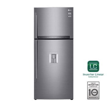 Refrigeradora Top Freezer LG LT41SGP con 410 litros de capacidad y Inverter Linear Compressor | LG Ecuador1