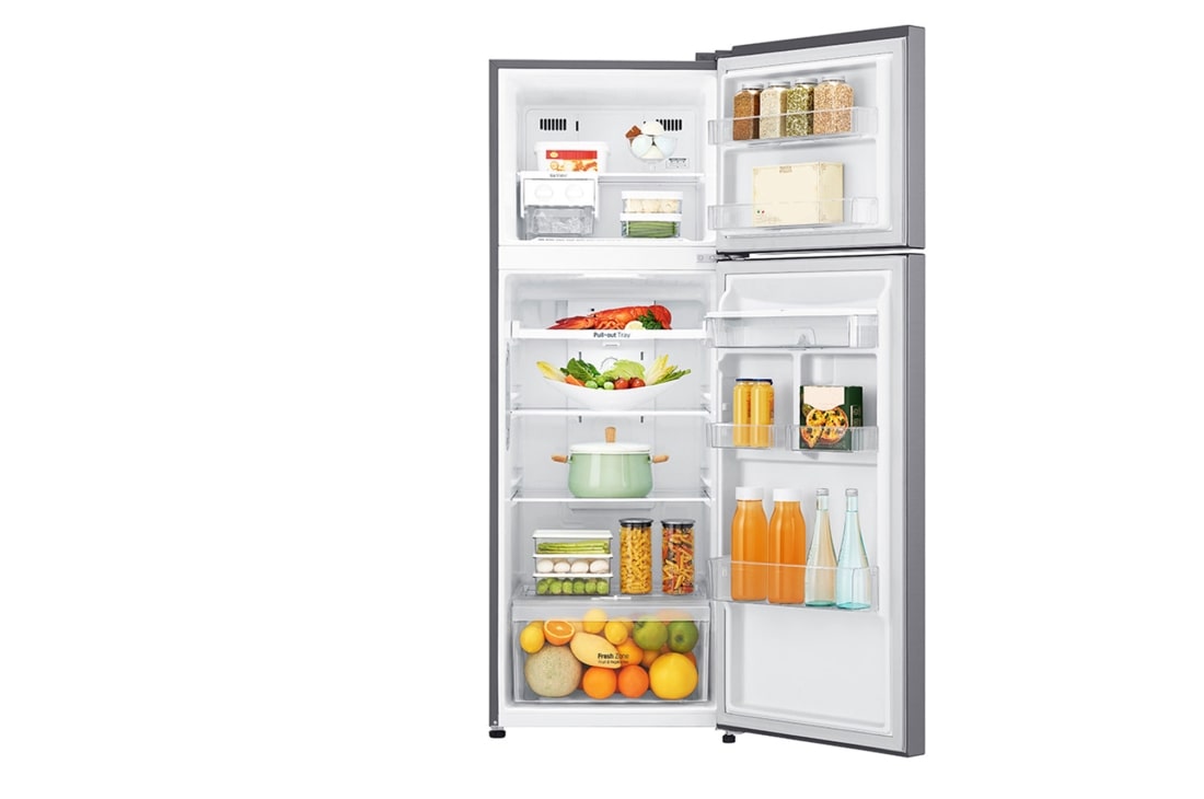 LG Refrigeradora Top Freezer de 254 litros con Inverter Linear Compressor y 10 años de garantía, Color Plateado, LT29WPP, thumbnail 4