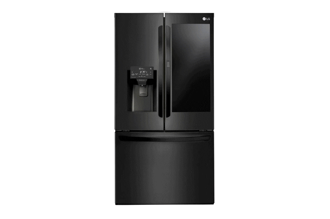 LG 837 Lts  / French Door, InstaView® Door-in-Door™ / Compresor linear inverter / Acero negro inoxidable / LG ThinQ™, Imagen Frontal de la Refrigeradora LG Instaview Door-in-Door LM78SXT, LM78SXT, thumbnail 0