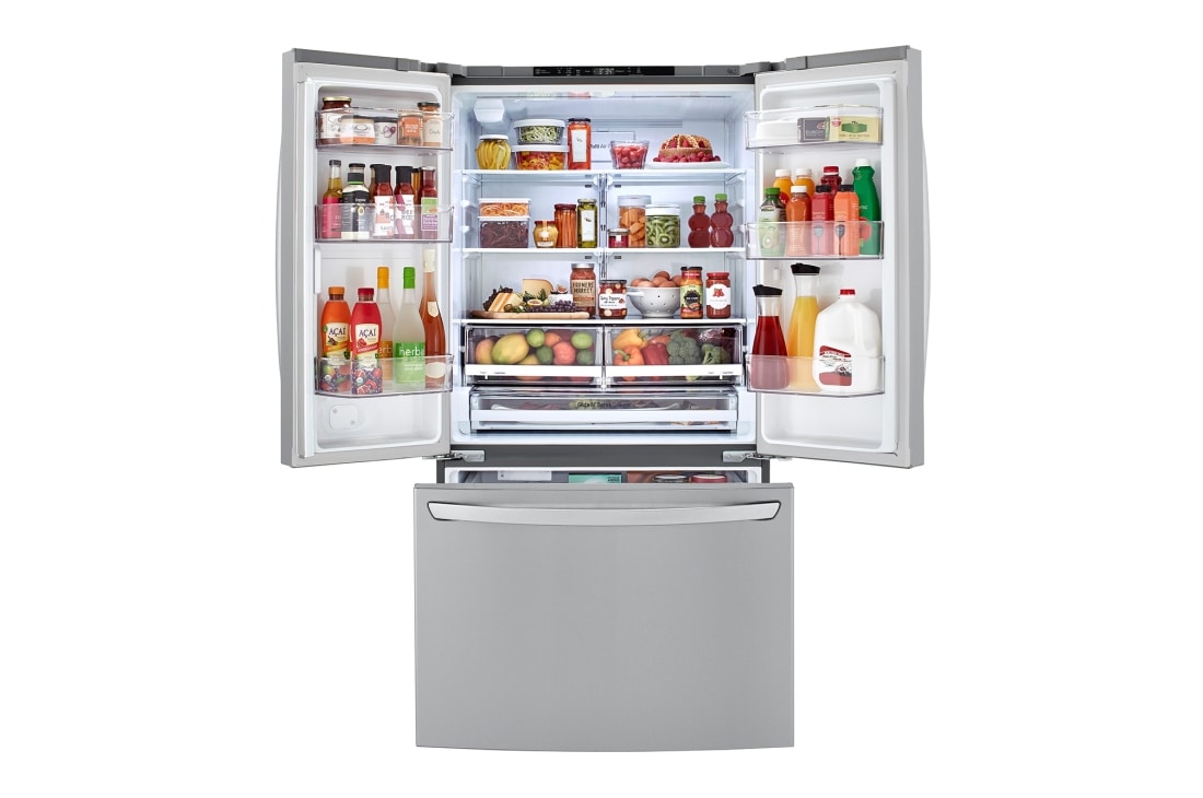 LG Refrigeradora French Door 695L Door Cooling+™ Smart Inverter ThinQ™, Stainlees Steel, GM78BGS, thumbnail 2