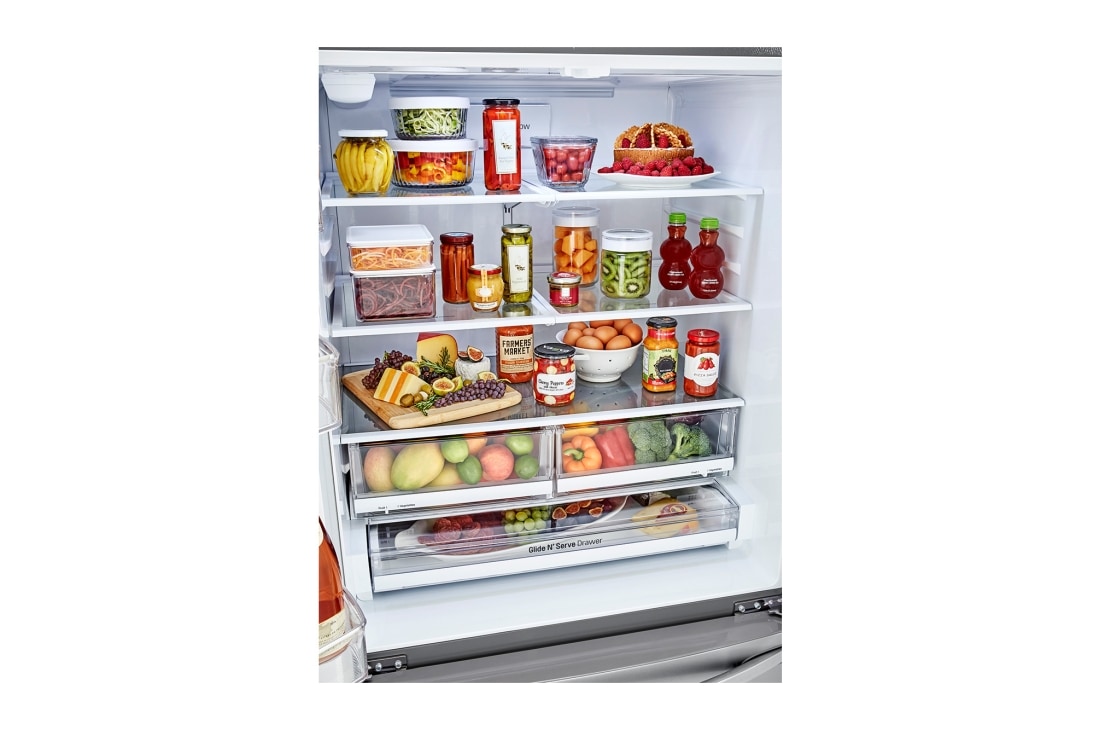 LG Refrigeradora French Door 695L Door Cooling+™ Smart Inverter ThinQ™, Stainlees Steel, GM78BGS, thumbnail 4