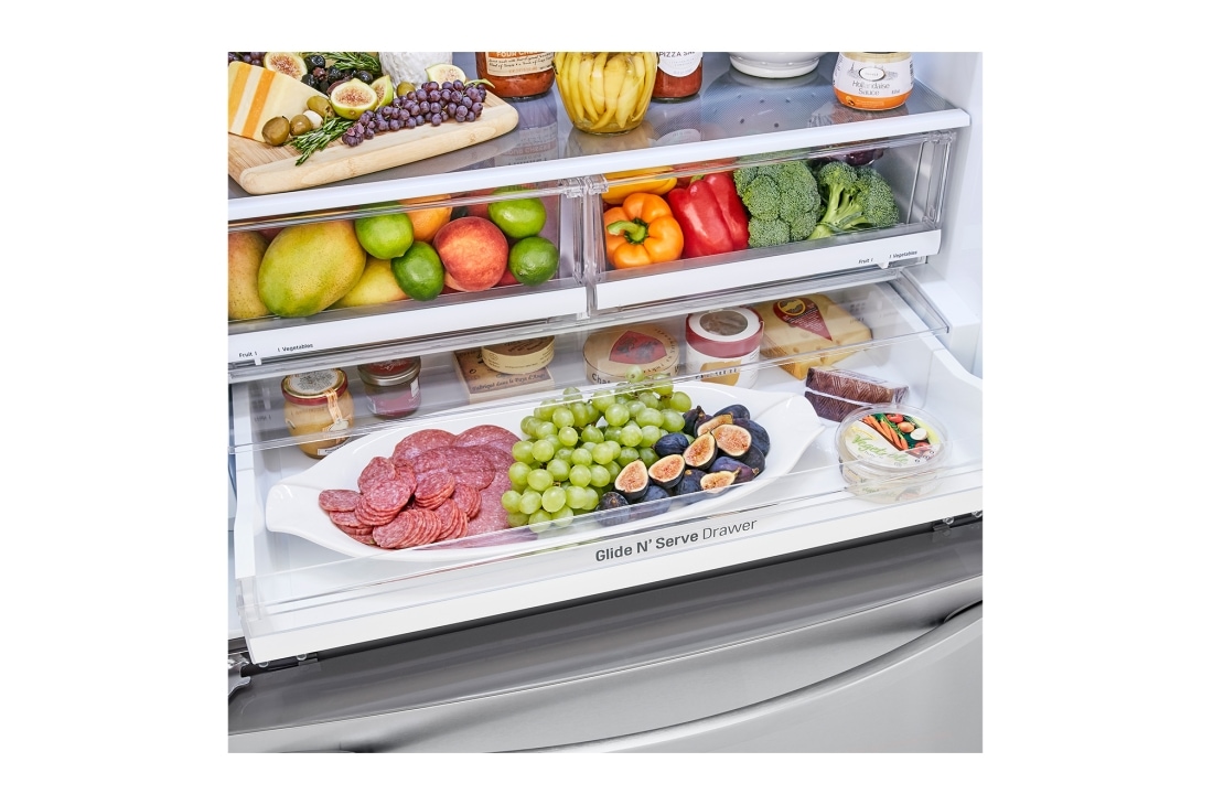 LG Refrigeradora French Door 695L Door Cooling+™ Smart Inverter ThinQ™, Stainlees Steel, GM78BGS, thumbnail 5