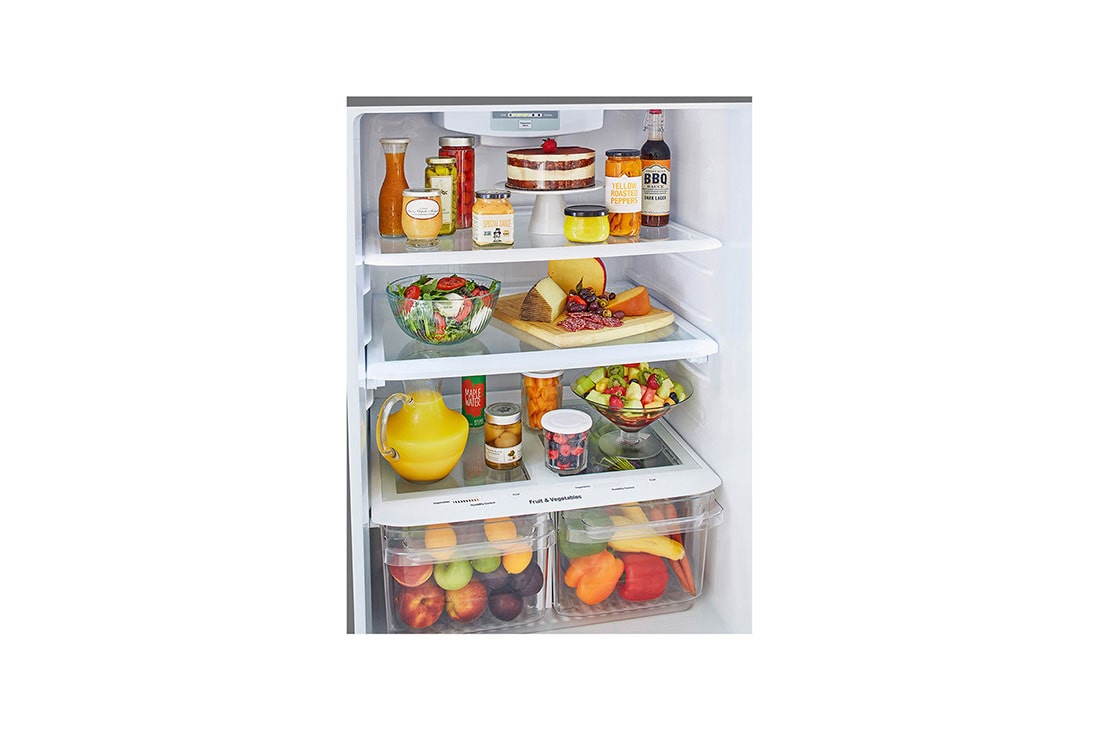 LG Refrigeradora Top Freezer 595L(Gross)/553L(Net) Smart Inverter™ Smart Diagnosis™, ShelvingSystemFilled, GT57BPSX, thumbnail 5