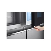 LG 674 Lts | CraftIce™ | Side by Side | Instaview® Door-in-Door™ | Craft Ice™ | AI ThinQ™ | Color Acero Pulido, vista de botones ocultos, LS66SXNC, thumbnail 5