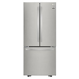 Imagen Frontal de la Refrigeradora French Door LG GM22BGPK2