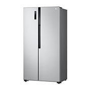 LG Refrigeradora LG Side by Side Color Platinum Silver (PCM) Capacidad Total Almacenamiento 508 Litros, Vista Lateral derecha de la Refrigeradora LG GS51BPP, GS51BPP, thumbnail 13