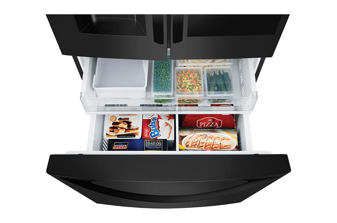 LG Refrigeradora French Door InstaView™ 660L (Net) / 837L (Gross)  Multi Air Flow™  DoorCooling⁺™ ThinQ™, GM78SXT, thumbnail 7