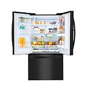 LG Refrigeradora French Door InstaView™ 660L (Net) / 837L (Gross)  Multi Air Flow™  DoorCooling⁺™ ThinQ™, GM78SXT, thumbnail 4