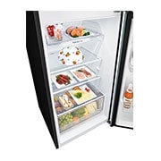LG Refrigeradora Top Freezer 13.2pᶟ (Net) / 14 pᶟ (Gross) LG Smart Inverter Compressor™ LINEARCooling™ Puerta Clay Mint, drawer with fruit stored, VT38BPM, thumbnail 3