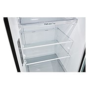 LG Refrigeradora Top Freezer 13.2pᶟ (Net) / 14 pᶟ (Gross) LG Smart Inverter Compressor™ LINEARCooling™ Puerta Clay Mint, detail view of bottom fridge handle, VT38BPM, thumbnail 8