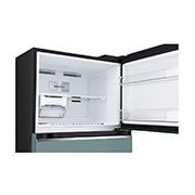 LG Refrigeradora Top Freezer 13.2pᶟ (Net) / 14 pᶟ (Gross) LG Smart Inverter Compressor™ LINEARCooling™ Puerta Clay Mint, Freezer detail view, VT38BPM, thumbnail 4
