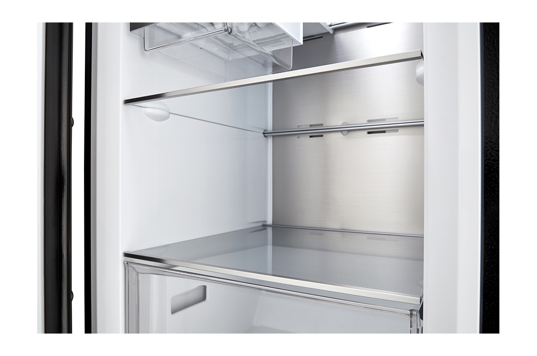 LG Congelador Objet One Door 324L (Net) / 355L (Gross) Flat Door Smart Diagnosis™ ThinQ™ color Rosa, Abierto desde la izquierda con comida, VC34BQK, thumbnail 9