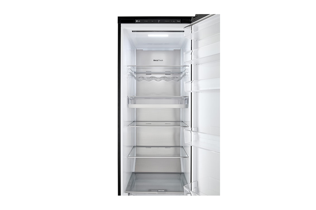 LG Refrigerador Object One Door 386L (Net) / 413L (Gross) Flat Door Smart Diagnosis™ ThinQ™ color Menta, Detalle interior, VL42BPM, thumbnail 7