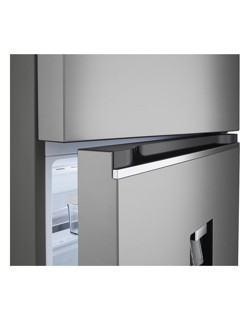 LG Refrigeradora Top Freezer 493L (Gross) / 461L (Net) LG VT48BPY Multi Air Flow Linear Cooling DoorCooling+™ + Smart Inverter , font view without content , VT48SPYC
