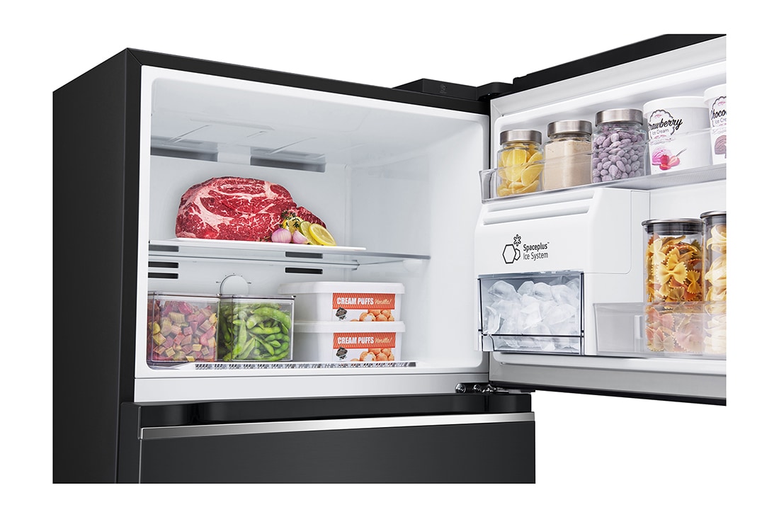 LG Refrigeradora Top Freezer de 383L Smart Inverter & ThinQ™, color Negro Mate, detailed image, VT40APD, thumbnail 7