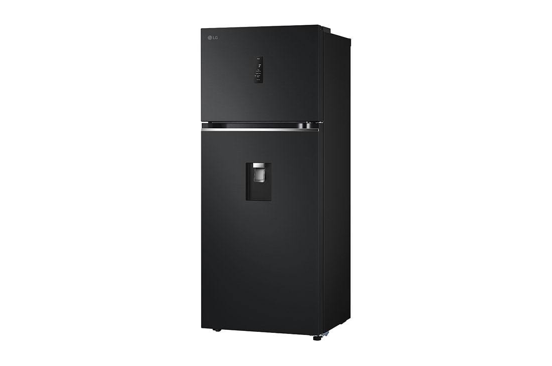 LG Refrigeradora Top Freezer de 383L Smart Inverter & ThinQ™, color Negro Mate, back view, VT40APD, thumbnail 13