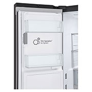 LG Refrigeradora Multi-Puerta InstaView™ 738L Acero Inoxidable Negro, Close up view of Slim Spacepluse Ice System from multi-door refrigerator., VF31XKNH, thumbnail 5