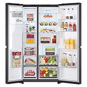 LG Refrigeradora Side by Side 679L (Bruto) / 612L (Neto) Smart Inverter Essence Matte Black, VS25LQIK, thumbnail 2