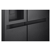 LG Refrigeradora Side by Side 679L (Bruto) / 612L (Neto) Smart Inverter Essence Matte Black, VS25LQIK, thumbnail 6