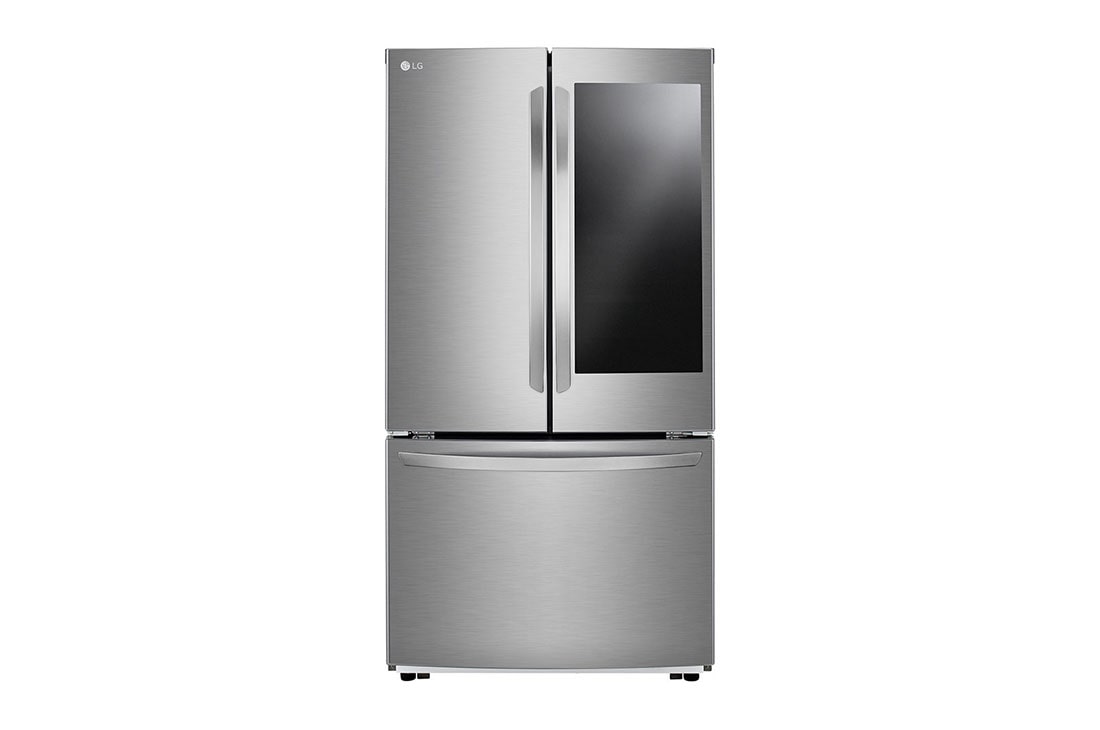 LG Refrigeradora French Door 696L (Net) / 875L (Gross) InstaView DoorCooling™, Platinum Silver, font view, VF29BVP