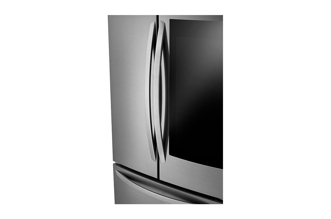 LG Refrigeradora French Door 696L (Net) / 875L (Gross) InstaView DoorCooling™, Platinum Silver, handle view, VF29BVP, thumbnail 12